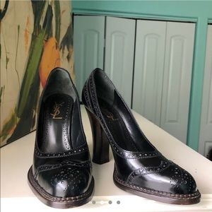 AUTHENTIC YVES SAINT LAURENT OXFORD HEELS